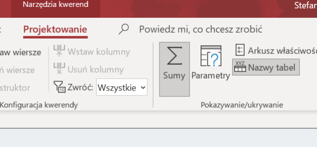 kwerenda krzyżowa