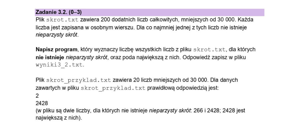 Matura informatyka 2024 - Zad 3.2 - odpowiedzi