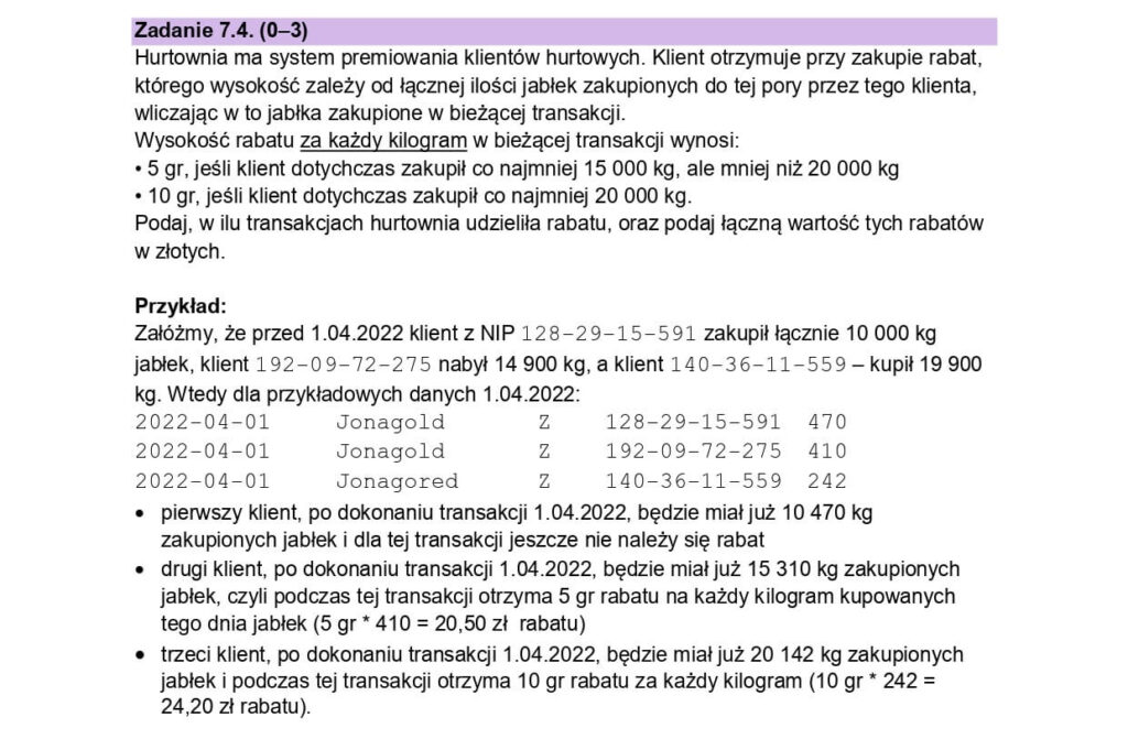 Matura informatyka 2024 - Zad 7.4 - odpowiedzi